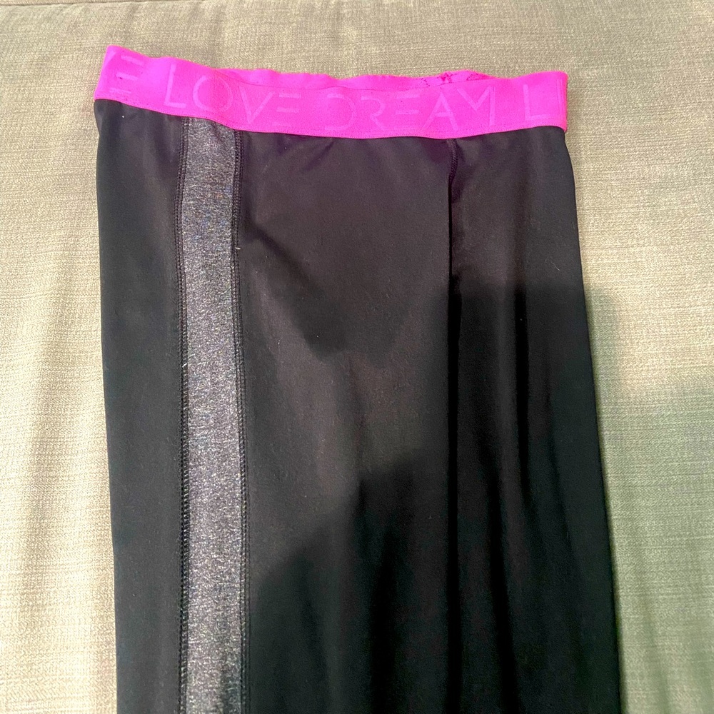 Pink and Black Leggings